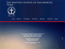 Tablet Screenshot of mastersschool.org